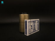 بوب مواد الشريط الشريط المسيل للدموع الذهب للعب السجائر مربع التعبئة والتغليف بطاقات مع لاصق جانب واحد