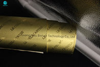 النقش ورقة التفاف الألومنيوم احباط مع الذهب والفضة اللون في معيار 1500 متر واحد بكرة