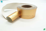 Bobbin Shape Gold 99.45 58gsm ورق رقائق الألومنيوم بحجم كينج التبغ