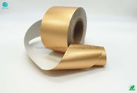 حزمة السجائر الذهبية المذهبة 58gsm 76mm ورق رقائق الألومنيوم