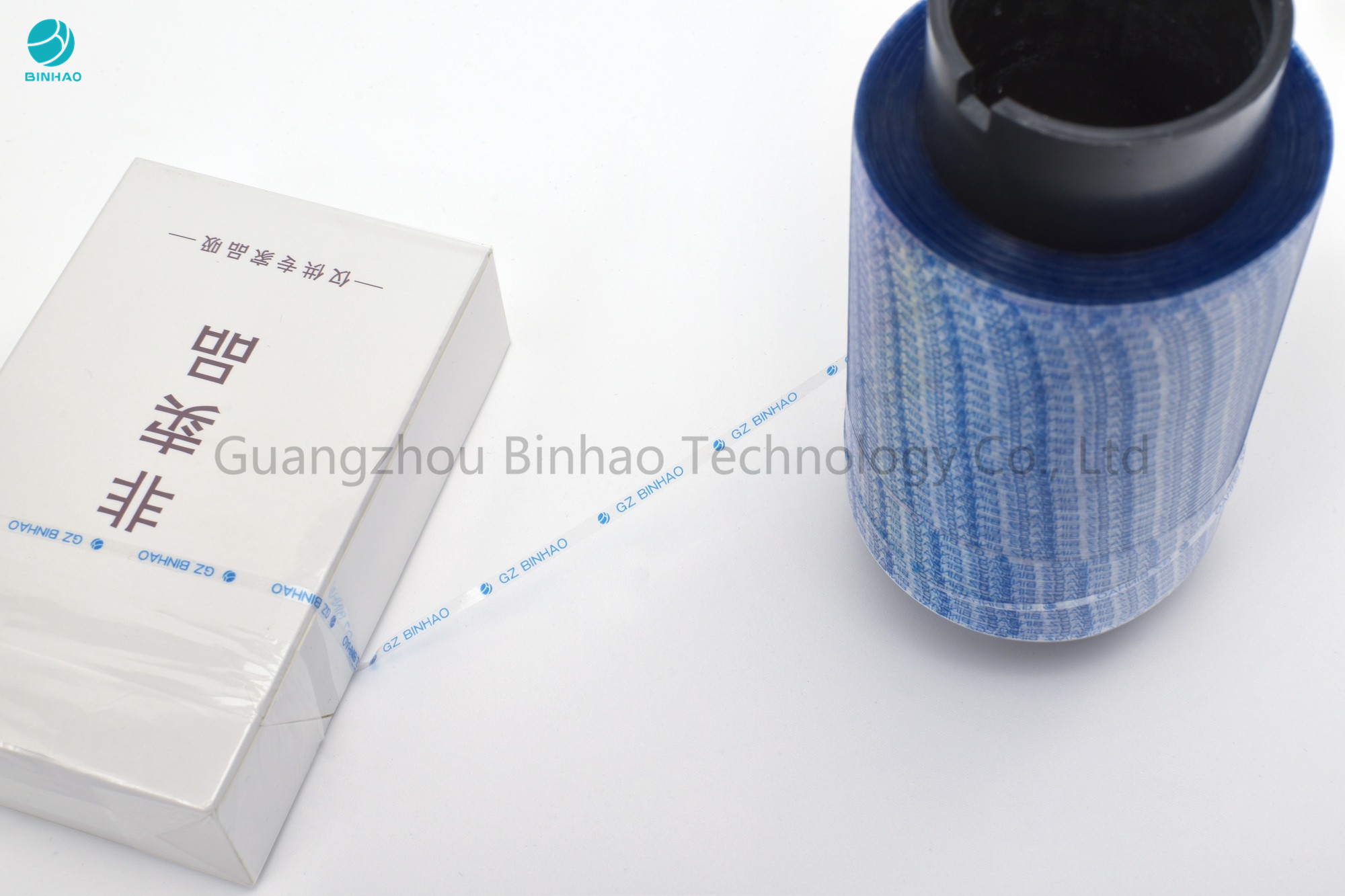 Binhao جديد رقيق 1.6 ملليمتر الشريط المجسم الأزرق المسيل للدموع الشريط مع ذاتية اللصق متعدد الألوان المطبوعة
