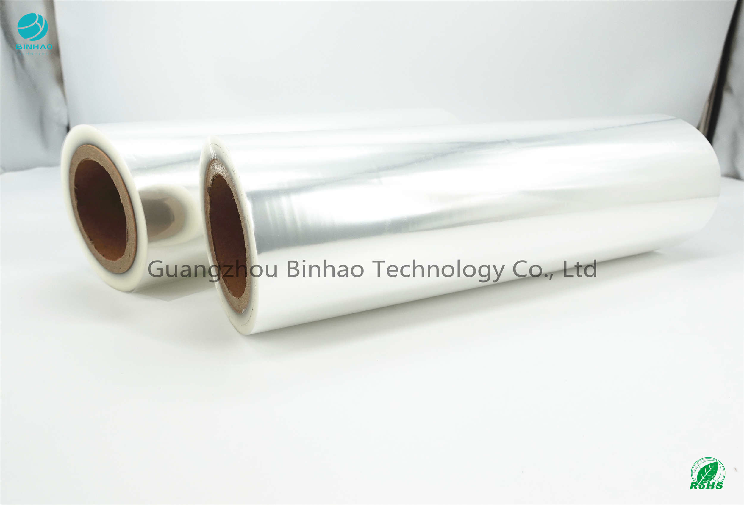 انحراف الخط القطري ± 5 مم لفافة تغليف التبغ PVC