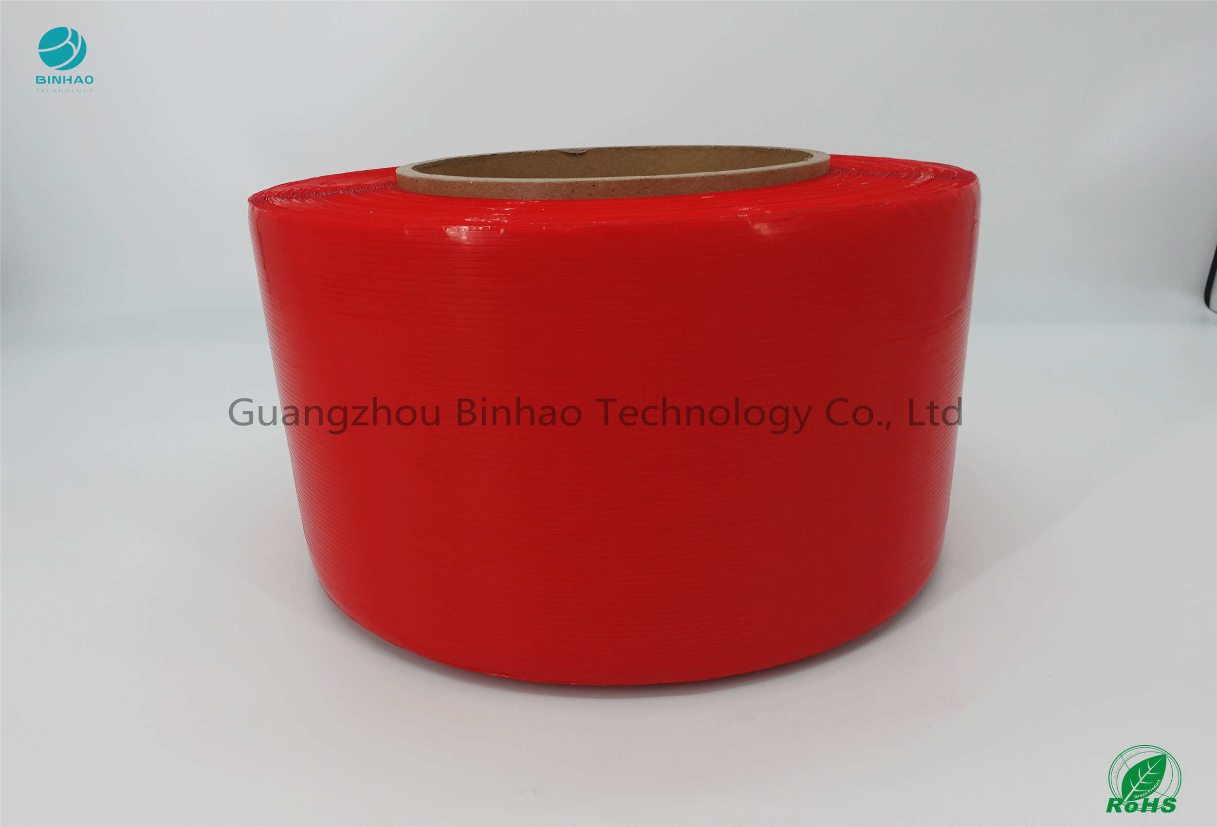 مواد MOPP الشريط المسيل للدموع سهلة اللون الأحمر 5 مم العرض 152 مم الداخلية الأساسية