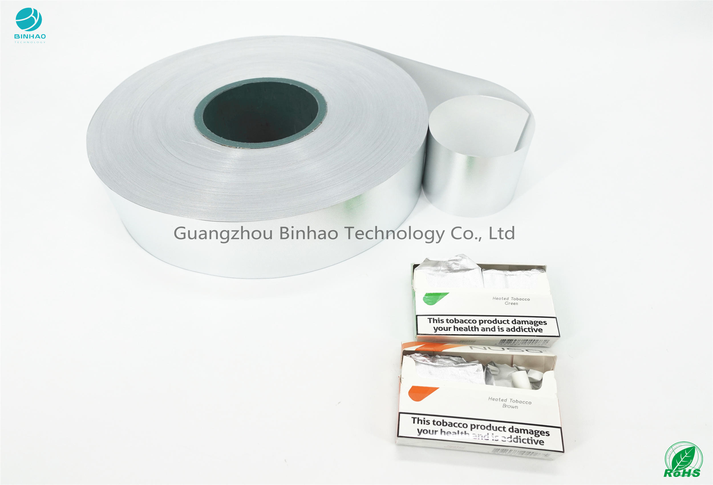 Emobssing Craft Aluminium Foil Paper Package Material HNB E-Cigarette 800m-1500m