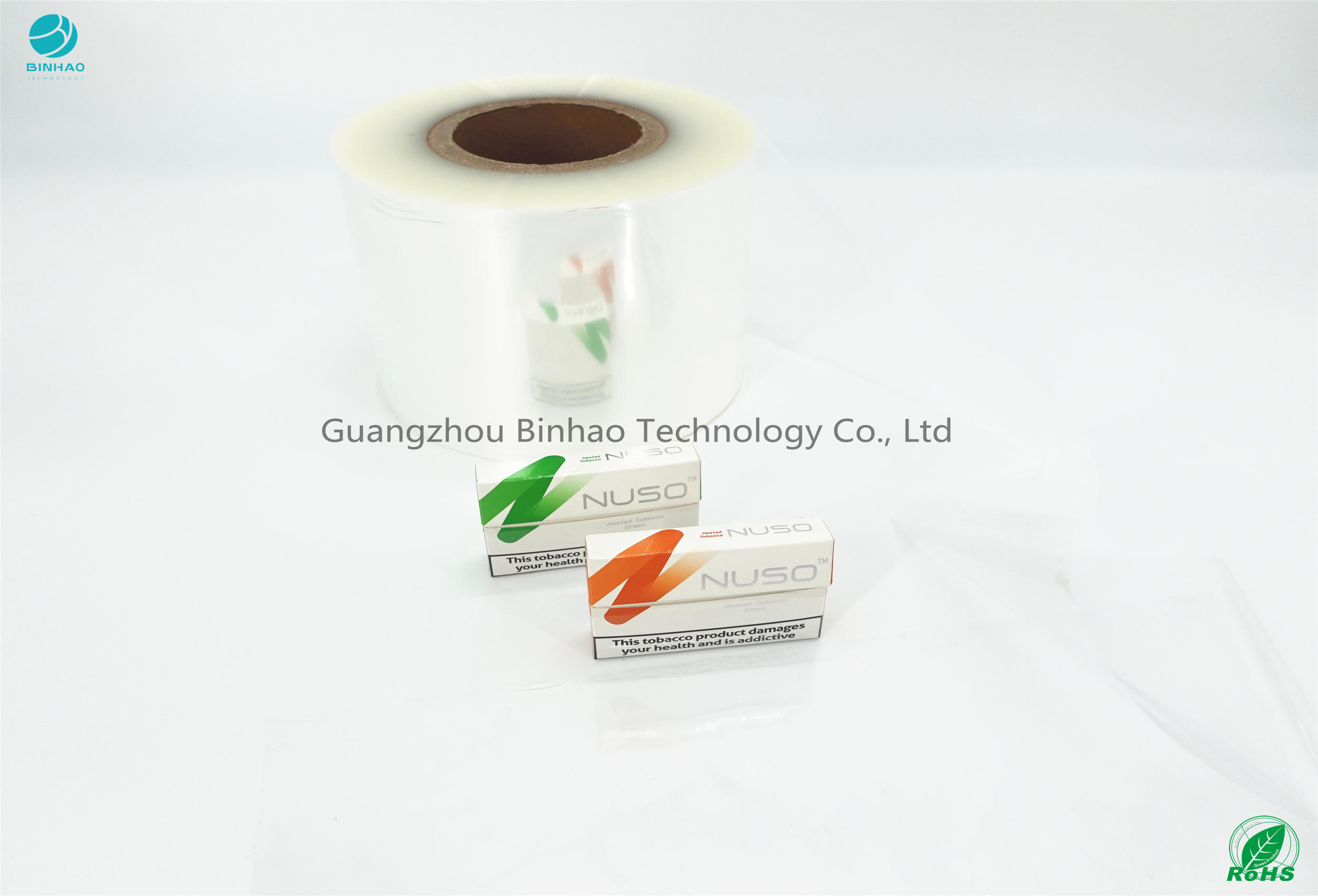 BOPP فيلم شفاف اللون HNB E-Cigareatte مواد التغليف الأساسية الداخلية 76mm