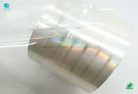 شفافية عالية BOPP Tobacco Holographic Film مقاومة الرطوبة عرض مخصص