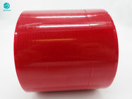 4 مم مخصص أحمر غامق جامبو رولز الشريط المسيل للدموع لتغليف منتجات مربع FMCG