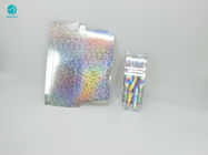 Holographic Silvery Surface Paper Card لحزمة علبة السجائر التبغ