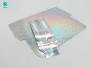 Holographic Silvery Surface Paper Card لحزمة علبة السجائر التبغ