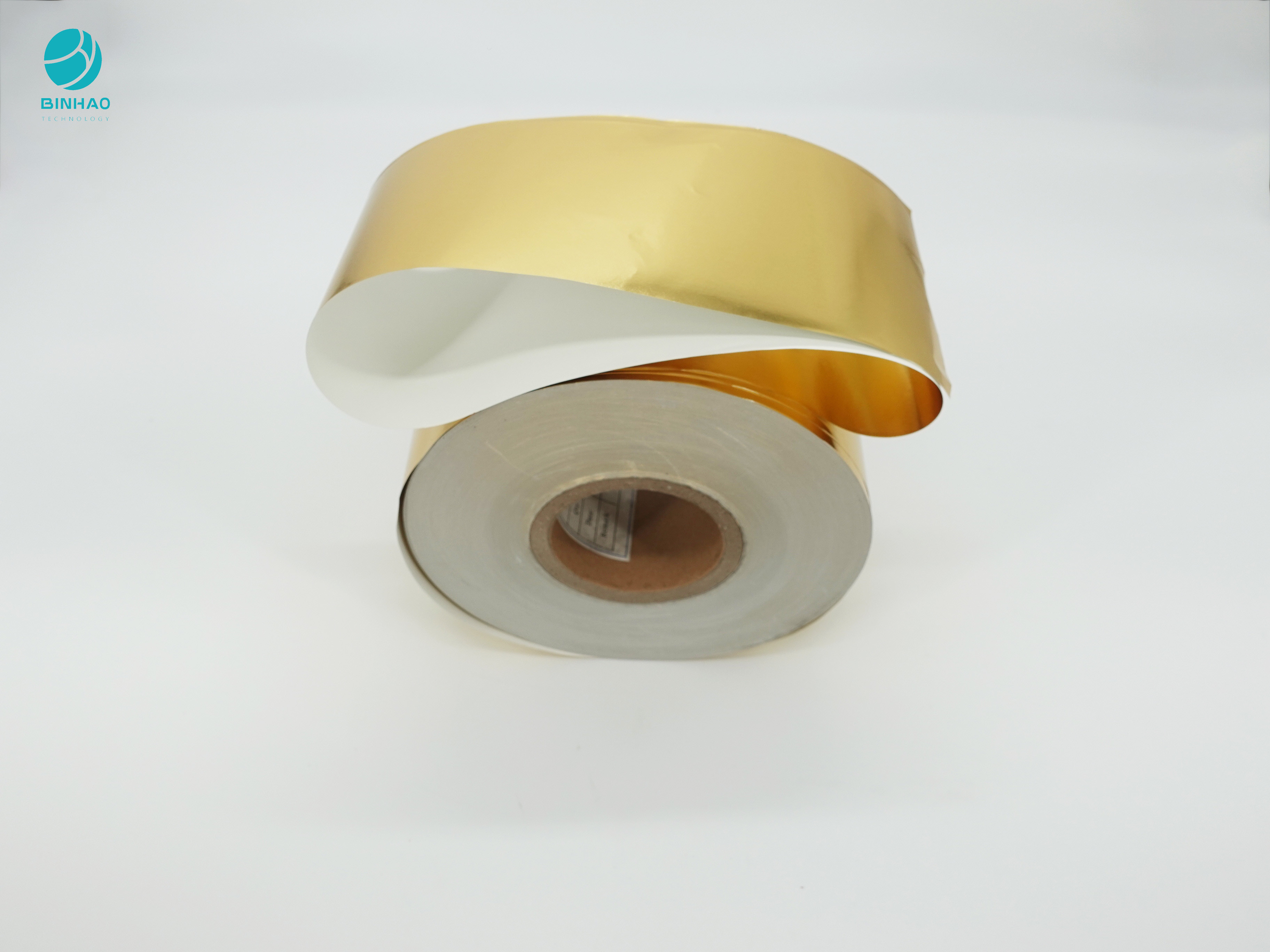 حزمة السجائر الذهبية 0.3Mpa ورق رقائق الألومنيوم مع شعار مخصص